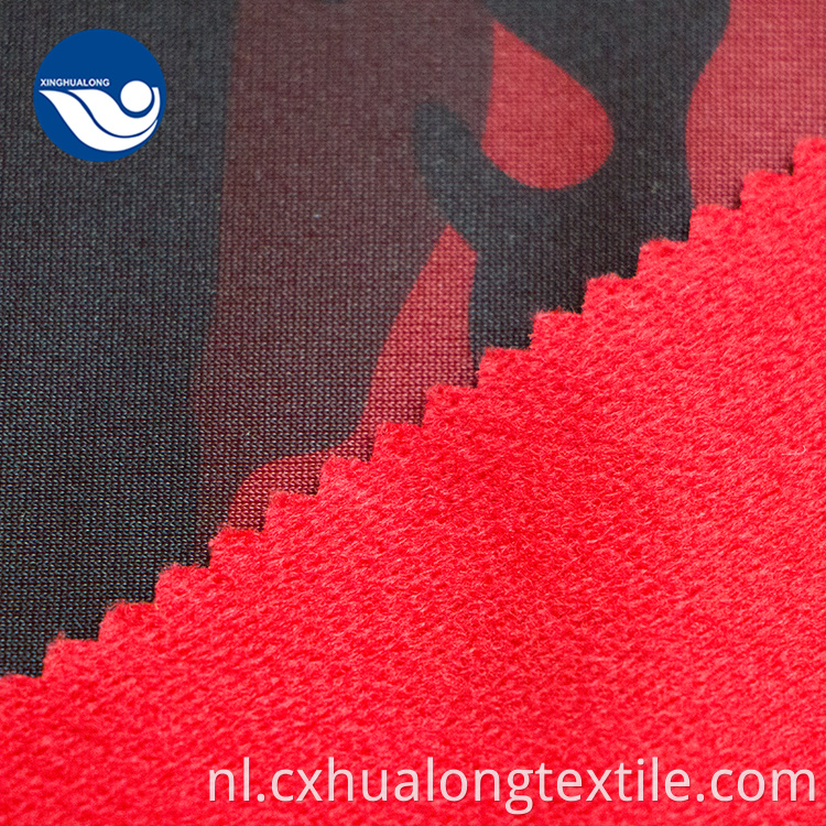 Printed Tricot Brush Fabric